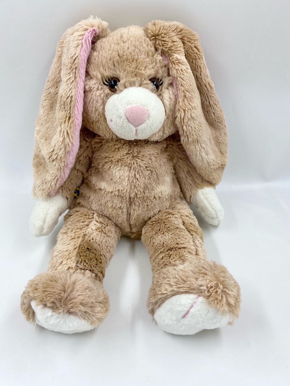 Vintage Build a Bear BAB Cinnamon Swirl Bunny Rabbit Plush Stuffed Animal